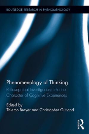 Cover of the book Phenomenology of Thinking by Sheena Duboust, Pamela Knight