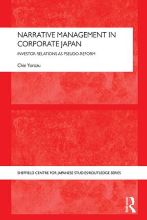 Cover of the book Narrative Management in Corporate Japan by Judith Kolbas