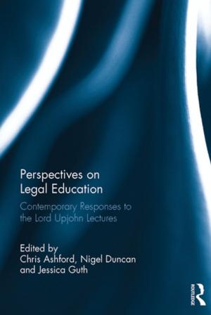 Cover of the book Perspectives on Legal Education by Kelly Tzoumis