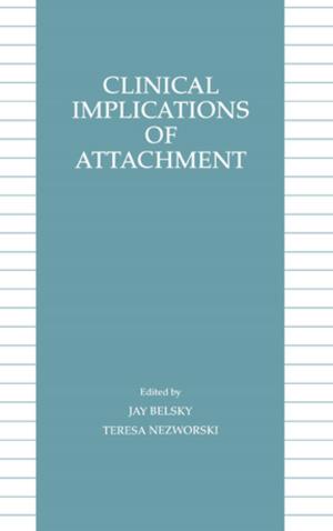Cover of the book Clinical Implications of Attachment by Casper Anderson