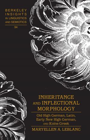 Cover of the book Inheritance and Inflectional Morphology by Olena Lytovka