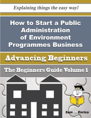 Cover of the book How to Start a Public Administration of Environment Programmes Business (Beginners Guide) by Valentin Frantz