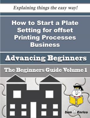 Cover of the book How to Start a Plate Setting for offset Printing Processes Business (Beginners Guide) by Cleopatra Lantz