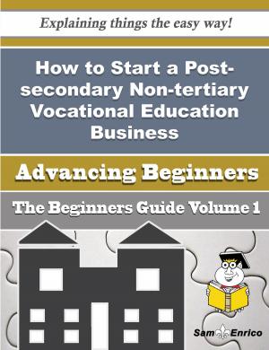 Cover of the book How to Start a Post-secondary Non-tertiary Vocational Education Business (Beginners Guide) by benoit dubuisson
