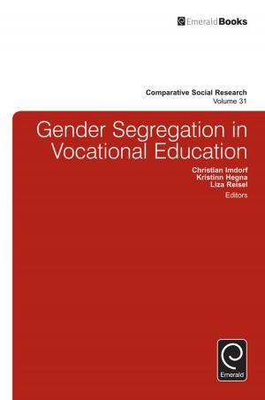 Cover of the book Gender Segregation in Vocational Education by Robert G. Vambery, Taranza T. Ganziro