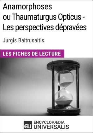 Cover of the book Anamorphoses ou Thaumaturgus Opticus - Les perspectives dépravées de Jurgis Baltrusaitis by Élmer Mendoza
