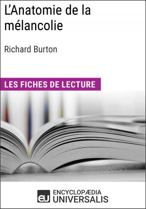 Cover of the book L'Anatomie de la mélancolie de Richard Burton by Daniel Parretta