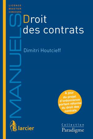 Cover of Droit des contrats