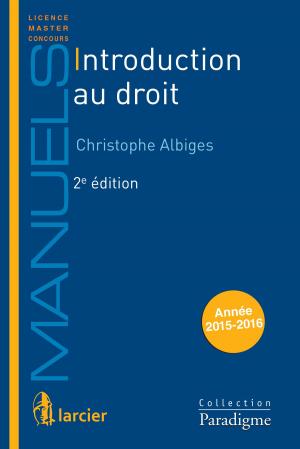 Cover of the book Introduction au droit by Richard Ledain Santiago, Henri Wagner