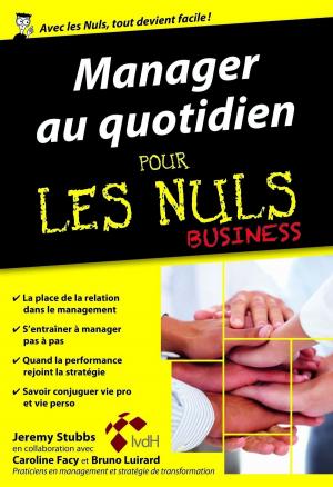 Cover of the book Manager au quotidien pour les Nuls, édition poche by Brendan SCOTT