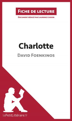 Cover of the book Charlotte de David Foenkinos (Fiche de lecture) by Ludivine Auneau, lePetitLittéraire.fr