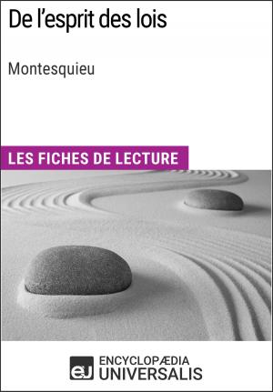 Cover of the book De l'esprit des lois de Montesquieu by Encyclopaedia Universalis
