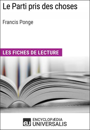 Cover of the book Le Parti pris des choses de Francis Ponge by J. Jill Robinson