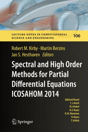 Cover of Spectral and High Order Methods for Partial Differential Equations ICOSAHOM 2014