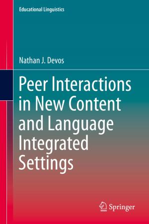 bigCover of the book Peer Interactions in New Content and Language Integrated Settings by 