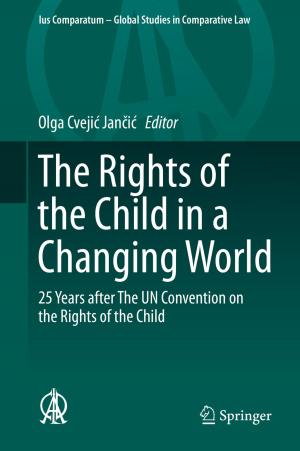 Cover of the book The Rights of the Child in a Changing World by João Bernardo Sequeiros, Filipe Manuel Clemente, Fernando Manuel Lourenço Martins, Frutuoso G. M Silva, Acácio F.P.P. Correia