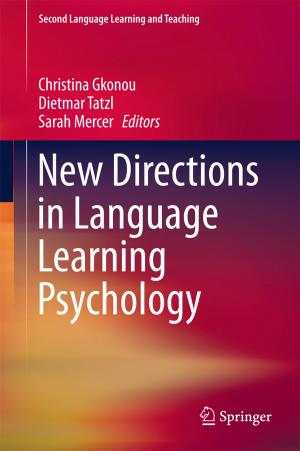 Cover of the book New Directions in Language Learning Psychology by Mary Renck Jalongo, Crystal Machado