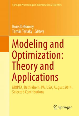 Cover of the book Modeling and Optimization: Theory and Applications by Tatiana Chemi
