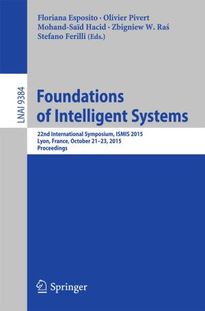 Cover of the book Foundations of Intelligent Systems by Susan Reid