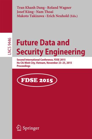 Cover of the book Future Data and Security Engineering by Ian Watson