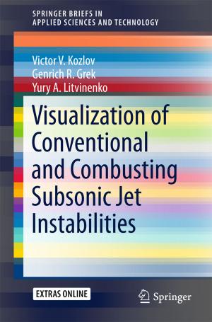 Cover of the book Visualization of Conventional and Combusting Subsonic Jet Instabilities by Johan C.-E. Stén