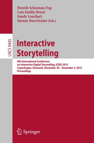 Cover of the book Interactive Storytelling by Zhengji Zhang