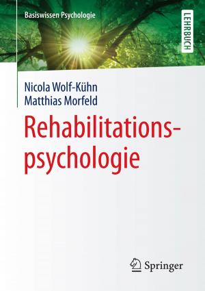 Cover of the book Rehabilitationspsychologie by Hans-Henning Schmidt, Roland F. Buchmaier, Carola Vogt-Breyer