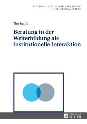 Cover of the book Beratung in der Weiterbildung als institutionelle Interaktion by 