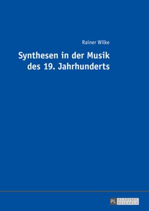 Cover of Synthesen in der Musik des 19. Jahrhunderts
