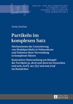 Cover of the book Partikeln im komplexen Satz by Brendan Cooper