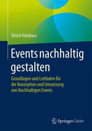 Cover of the book Events nachhaltig gestalten by Colja M. Dams, Stefan Luppold