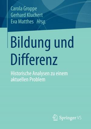 Cover of the book Bildung und Differenz by Daniel Grieser
