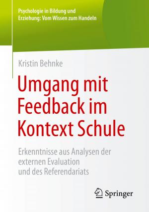 Cover of the book Umgang mit Feedback im Kontext Schule by Margarita von Mayen, Peter Buchenau