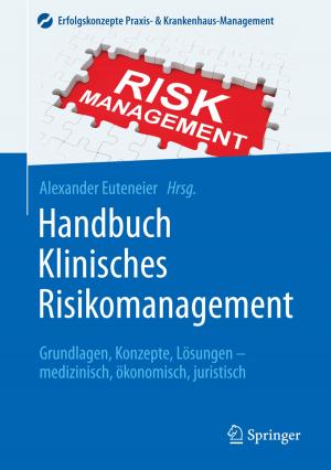 Cover of the book Handbuch Klinisches Risikomanagement by 