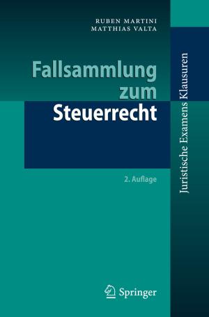 Cover of the book Fallsammlung zum Steuerrecht by Uwe Böning