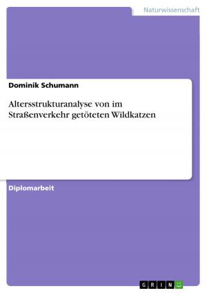 Cover of the book Altersstrukturanalyse von im Straßenverkehr getöteten Wildkatzen by Katharina Wimmer