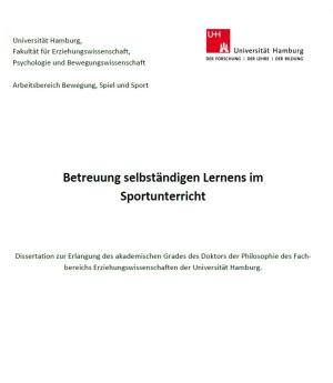 bigCover of the book Betreuung selbständigen Lernens im Sportunterricht by 