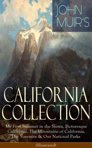 Book cover of JOHN MUIR'S CALIFORNIA COLLECTION: My First Summer in the Sierra, Picturesque California, The Mountains of California, The Yosemite & Our National Parks (Illustrated)