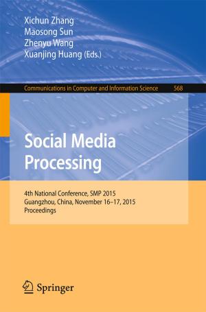 Cover of the book Social Media Processing by Yixia Wei