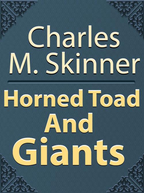 Cover of the book Horned Toad And Giants by Charles M. Skinner, Media Galaxy