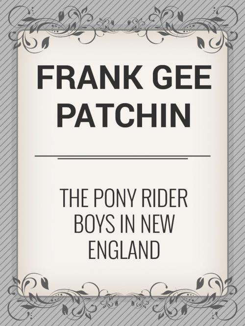 Cover of the book The Pony Rider Boys in New England by Frank Gee Patchin, Media Galaxy