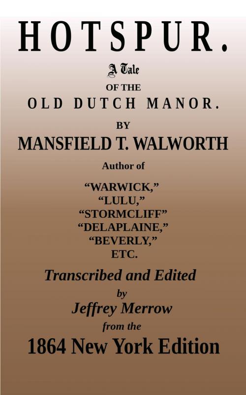 Cover of the book Hotspur by Mansfield Tracy Walworth, Tadalique and Company