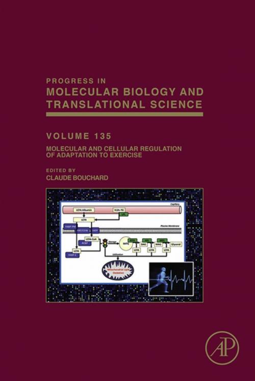 Cover of the book Molecular and Cellular Regulation of Adaptation to Exercise by Claude Bouchard, Elsevier Science