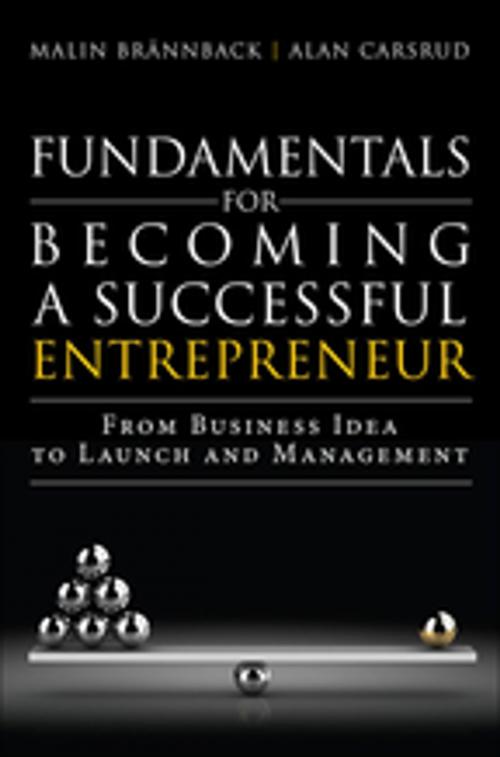 Cover of the book Fundamentals for Becoming a Successful Entrepreneur by Malin Brannback, Alan Carsrud, Pearson Education