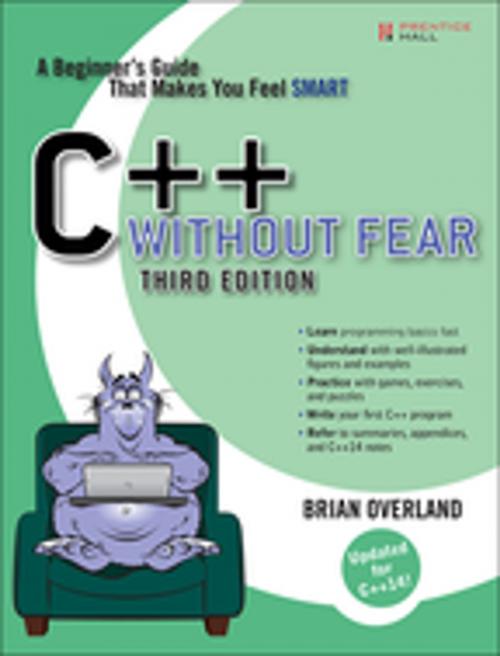Cover of the book C++ Without Fear by Brian Overland, Pearson Education