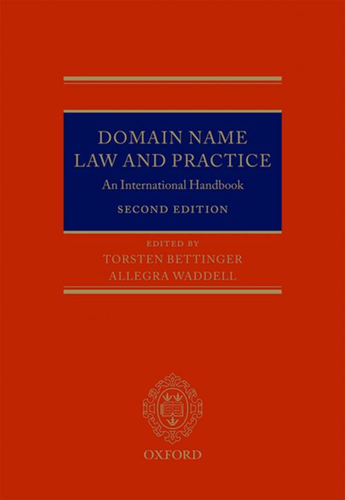 Cover of the book Domain Name Law and Practice by , OUP Oxford