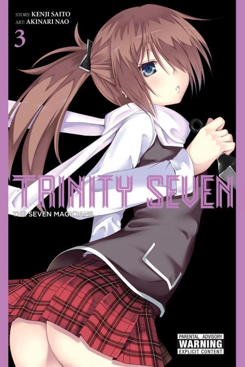 Cover of the book Trinity Seven, Vol. 3 by Kenji Saito, Akinari Nao, Yen Press