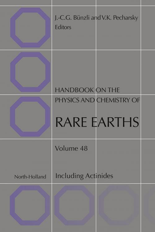 Cover of the book Handbook on the Physics and Chemistry of Rare Earths by Vitalij K. Pecharsky, Jean-Claude G. Bunzli, Diploma in chemical engineering (EPFL, 1968)PhD in inorganic chemistry (EPFL 1971), Elsevier Science