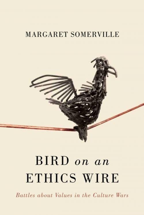 Cover of the book Bird on an Ethics Wire by Margaret Somerville, MQUP