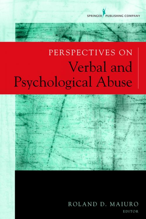 Cover of the book Perspectives on Verbal and Psychological Abuse by , Springer Publishing Company
